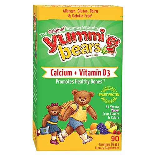 Yummi Bears Calcium w/ Vitamin D, Vegetarian Potential ST MFG OOS