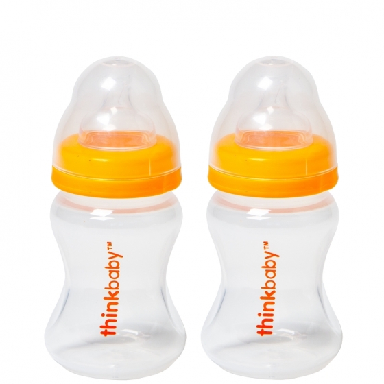 Baby Bottles-Stage A 0-6 Months Twin Pack, 5 oz    1/2 PK