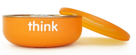 BPA Free Feeding Separates Baby Bowl, Low Wall, OrangeFuture UNFI Disco    1 EA