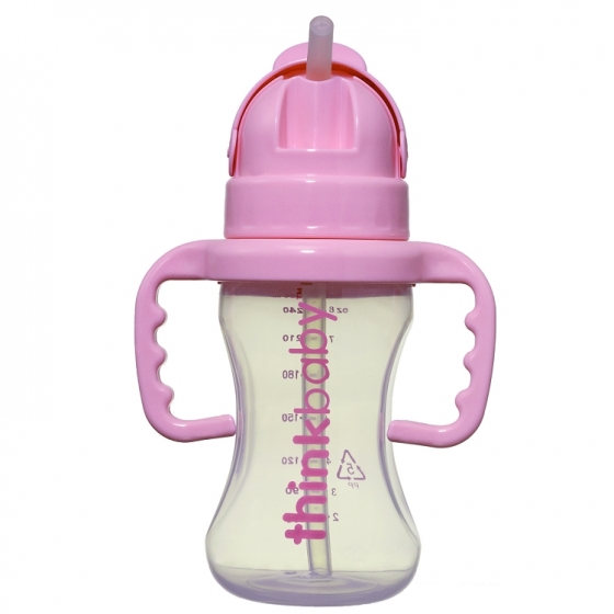 Thinksters Bottle W/Straw    9 OZ