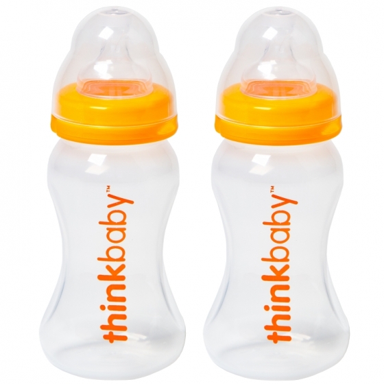 Baby Bottles-Stage A 0-6 Months Twin Pack, 9 oz    1/2 PK