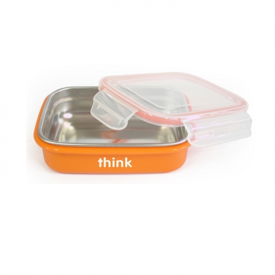 BPA Free Feeding Separates Bento Box, Orange    1 EA