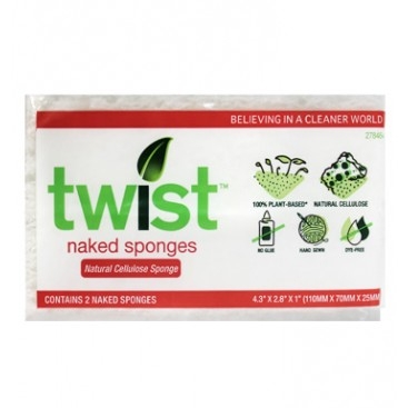 Naked Sponge 2pk - Small