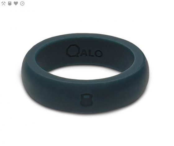 WOMEN'S ATHLETICS SLATE GREY SILICONE RING