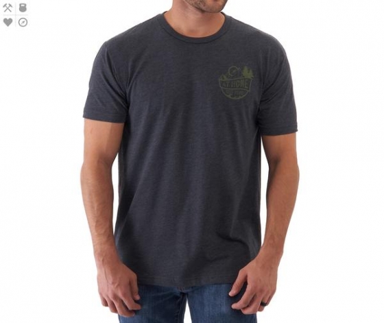 MEN'S DEER CHARCOAL T-SHIRT