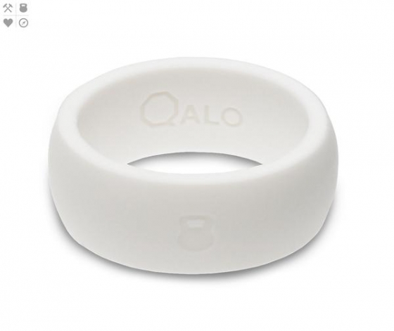 MEN'S ATHLETICS WHITE SILICONE RING