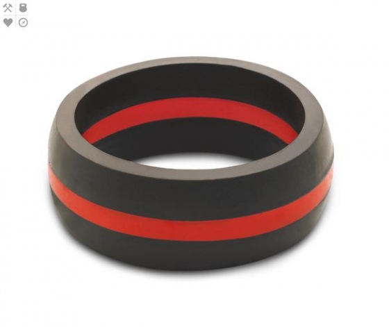 MEN'S THIN RED LINE RINGS