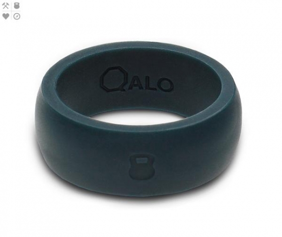 MEN'S ATHLETICS SLATE GREY SILICONE RING