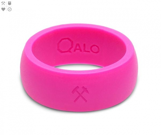 MEN'S QUALITY PINK SILICONE RING