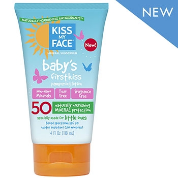 SPF 50 Mineral Sunscreen Lotion Baby's First Kiss