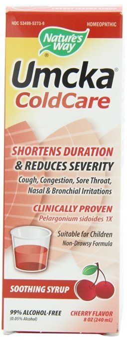 Nature's Way Umcka Cherry Syrup (Alcohol Free), 8 Ounce