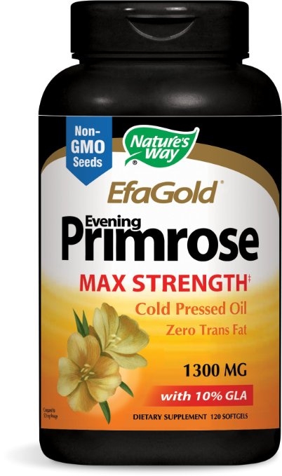 Evening Primrose Cold Pressed 1300mg, 120 Softgels