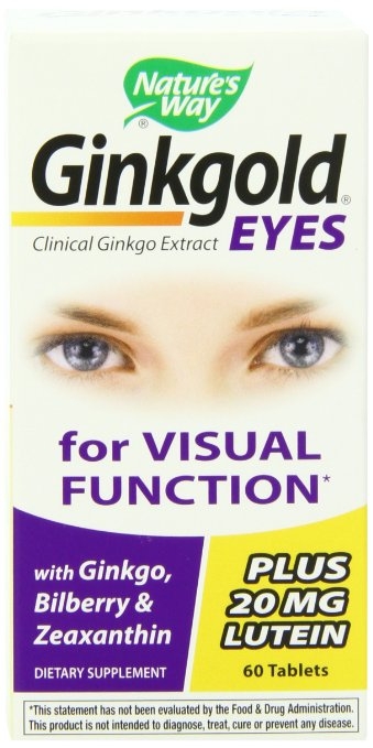Nature's Way Ginkgold Eyes, 60 Tablets