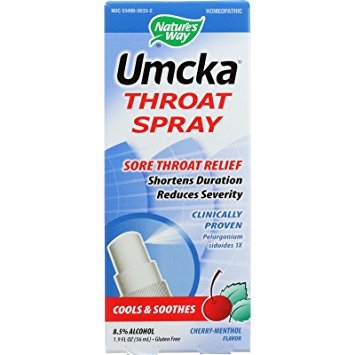 Nature's Way Umcka Throat Spray, Cherry-Menthol flavor, 1.9 Ounce