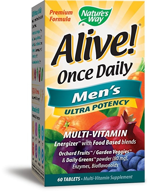 Alive! Men's Multi Ultra Potency, 60 Tablets