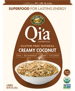 Qi'a™ Superfoods Hot Oatmeal Creamy Coconut