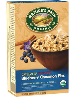 Optimum Power® Blueberry Cinnamon Flax Hot Oatmeal