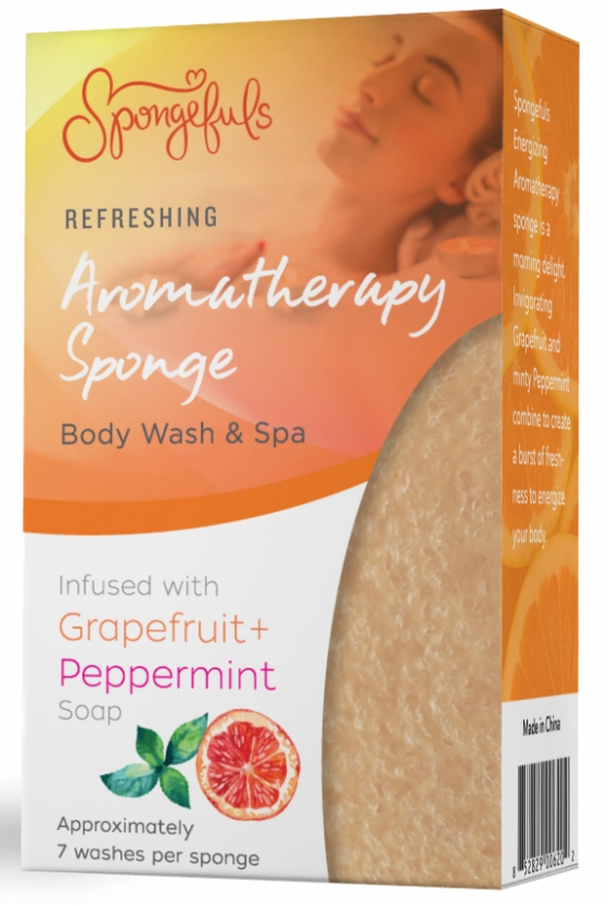 Spongefuls Aromatherapy Sponges Grapefruit & Peppermint