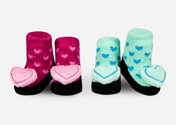 Heart Rattle Socks