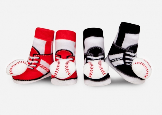 Baseball Rattle Socks