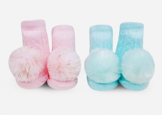 Pom Pom Rattle Socks