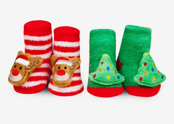 Holiday Rattle Socks
