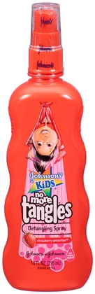 JOHNSON'S® KIDS® NO MORE TANGLES® detangling spray STRAWBERRY SENSATION™