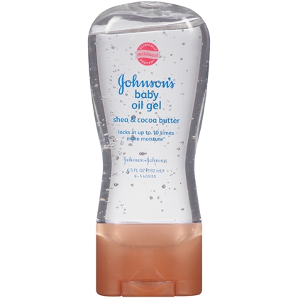 JOHNSON'S® baby oil gel with shea & cocoa butter