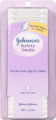 JOHNSON'S® safety swabs