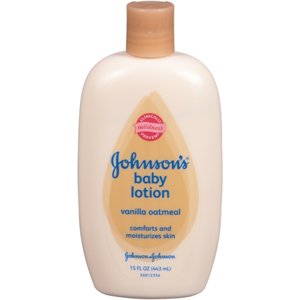 JOHNSON'S® baby lotion with vanilla oatmeal