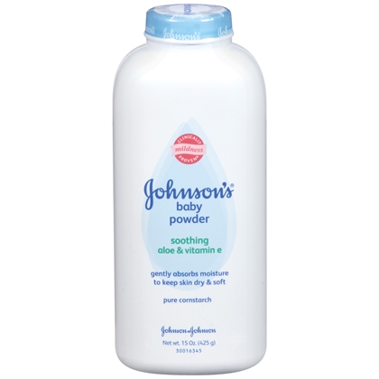 JOHNSON'S® baby pure cornstarch powder with soothing aloe vera & vitamin e