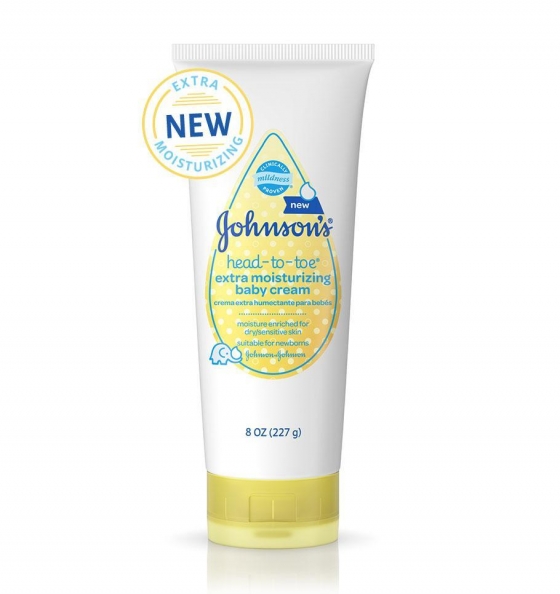 NEW JOHNSON'S® HEAD-TO-TOE® extra moisturizing baby cream