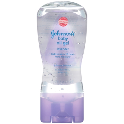 JOHNSON'S® baby oil gel with lavender