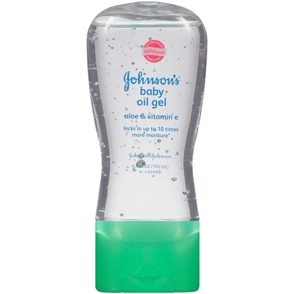 JOHNSON'S® baby oil gel with aloe vera & vitamin e