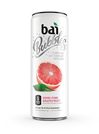 Bai Bubbles Sparkling Antioxidant Infusion Gimbi Pink Grapefruit