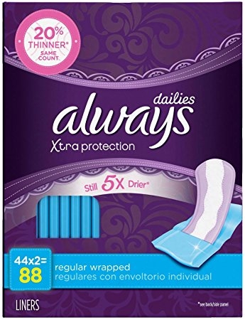 Always Xtra Protection Regular Dailies, Wrapped
