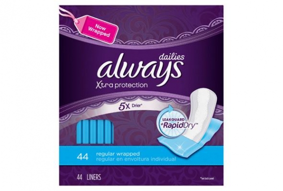 Always Xtra Protection Regular Dailies, Wrapped