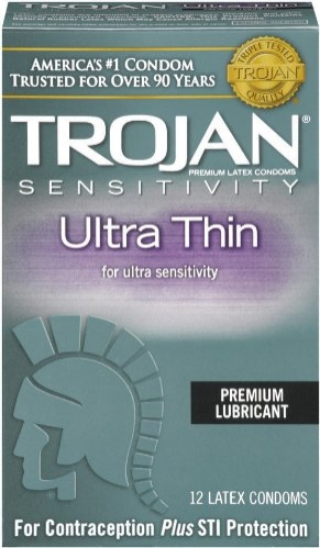 TROJAN Ultra Thin Lubricated Condoms
