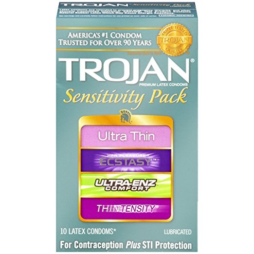 TROJAN Sensitivity Pack Lubricated Condoms