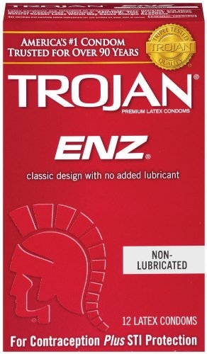 TROJAN ENZ Non-Lubricated Condoms