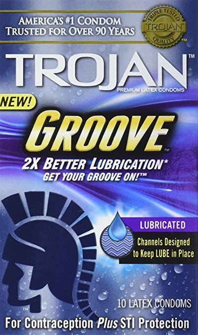 TROJAN Groove Lubricated Condoms