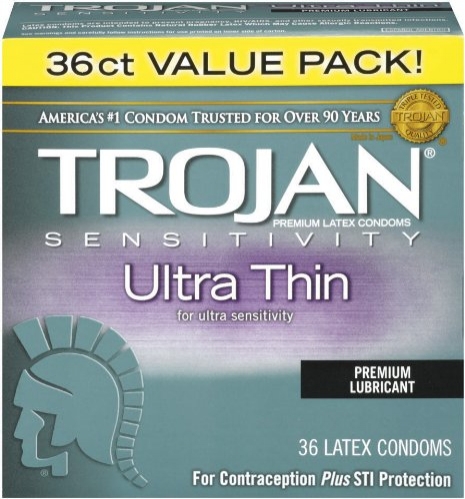TROJAN Ultra Thin Lubricated Condoms