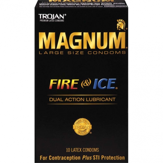 MAGNUM Fire & Ice Lubricated Condoms