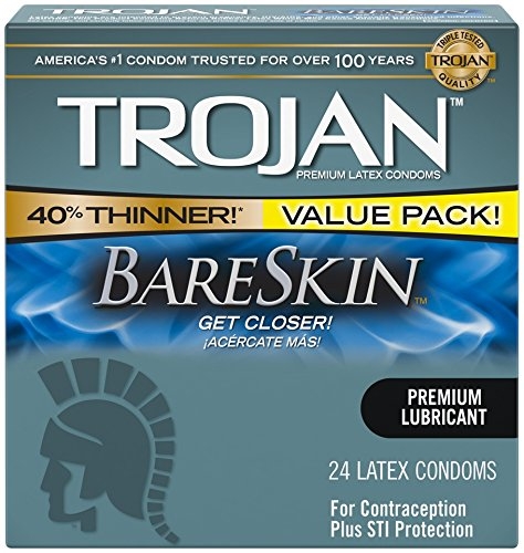 TROJAN BARESKIN Lubricated Condoms