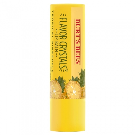 TROPICAL PINEAPPLE FLAVOR CRYSTALS LIP BALM
