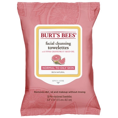 FACIAL CLEANSING TOWELETTES -PINK GRAPEFRUIT