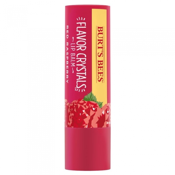 RED RASPBERRY FLAVOR CRYSTALS LIP BALM