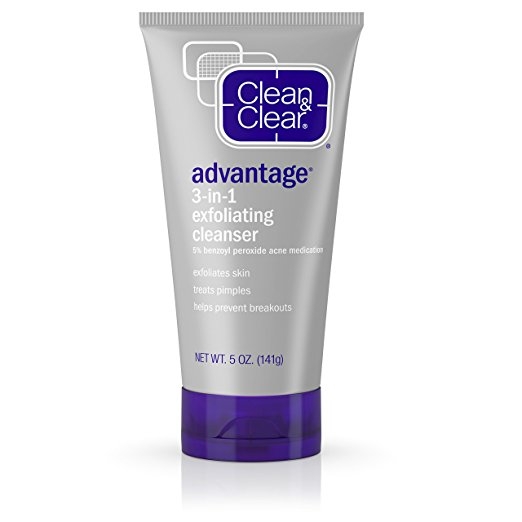 CLEAN & CLEAR® ADVANTAGE® 3-In-1 Exfoliating Cleanser