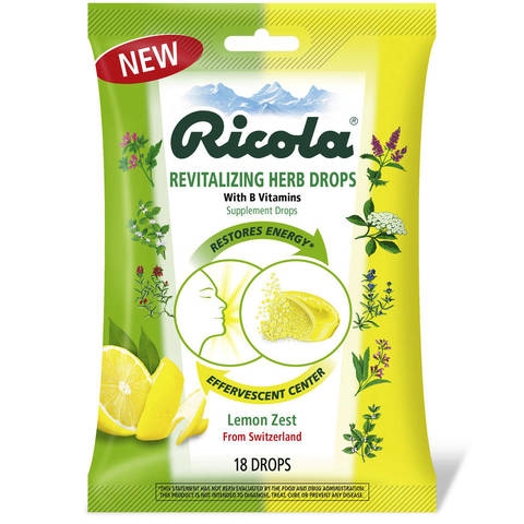 LEMON ZEST REVITALIZING HERB DROPS (18 drops)
