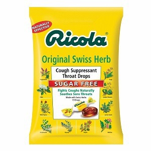 NATURAL HERB COUGH DROPS (suger-free) (19 drops)